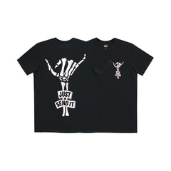 JUST SEND IT MENS SMALL PRINT TEE